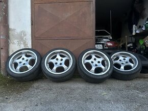 Aluett kolesá 4x100 r16 s pneu 215/40 - 2