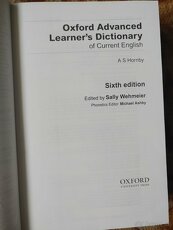 Predám knihu Oxford Advanced Learners Dictionary - 2