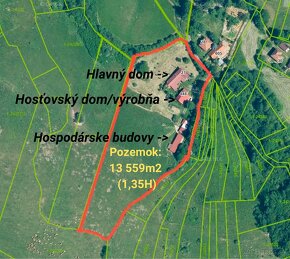 Usadlosť polosamota 1,35H veľký pozemok - 2