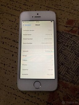 PREDÁM Apple iPhone SE 1st 128 GB Strieborný - 2