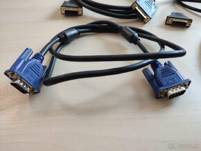 Sada 4 káblov pre displeje (DVI , VGA, HDMI) + redukcia - 2