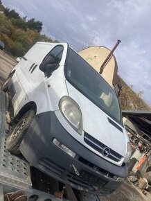 Opel Vivaro 1.9 DCI Rozpredam na Nahradne diely - 2