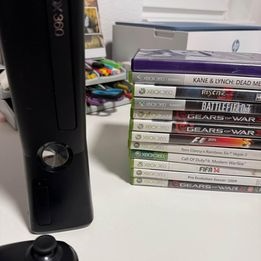 Predám xbox 360 slim v čiernej verzii plus hry - 2