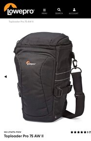 Lowepro toploader Pro 75 II - 2