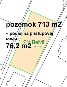 Pozemok so stavebným povolením 713 m2 Lehota pri Nitre ID 38 - 2