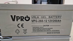 batéria na fotovoltaiku 12V 260Ah - 2