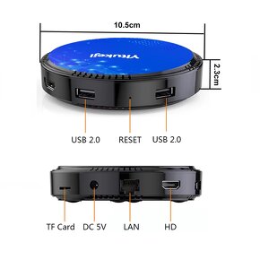 android TV BOX - Yitukeji W2 PLUS ATV - 4gb/64gb - nový - 2