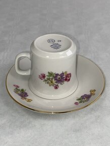 Porcelánový mocca servis Vera Thun Czechoslovakia - 2