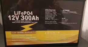 Lifepo4 12V/300AH, Bms 200A, 8000 cyklov - 550e - 2