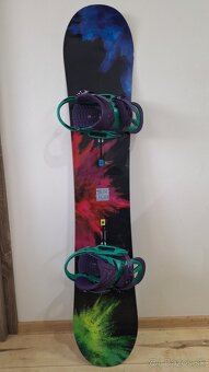 Predám snowboard Burton 147cm + viazanie Burton Scribe L - 2