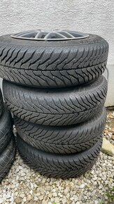 Predám zimné pneumatiky 165/70 R14 + plechove disky - 2