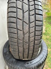 Plechové disky +Zimne pneu Continental 205/60 R16 - 2