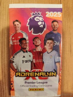 Futbalové kartičky Premier league 2025.- balíčky - 2