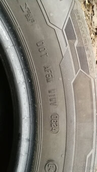 Sada 4 letných pneu 215/60 R16, málo jazdené, dezén 7 mm - 2