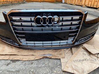 Predný nárazník Audi A8 4H Facelift 4H0807065H 4H0807679P - 2