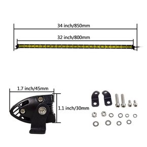 150W LED jednoradová rampa 80cm Yellow - 2