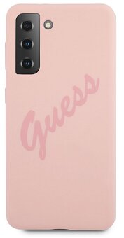 Guess Silicone Vintage Zadný Kryt pre Samsung Galaxy S21+ - 2