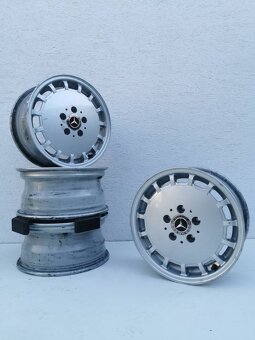 Mercedes Gulideckel alu disky 5x112 R15 W124, W190 - 2