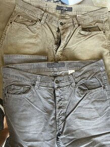 H&M panske menčestrové nohavice - 2