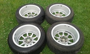 Sada hliníkových diskov R15 5×100 s pneu195/50 R15 - 2