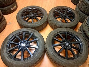 Predam Original elektrony Skoda 5x112 R18 a zimne pneu - 2