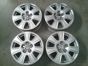 Ponukam ALU 5x112 R16 6,5J ET33 ORIGINAL AUDI VOLKSWAGEN - 2