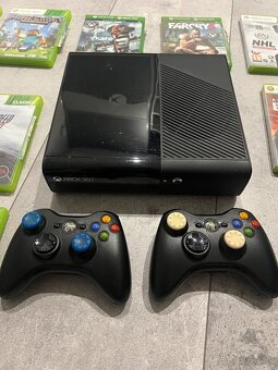 Xbox 360+hry+2 ovládače - 2