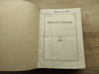 Slovenský zákonník 1941 protižidovské zákony - 2