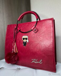 Karl Lagerfeld kabelka bordova - 2