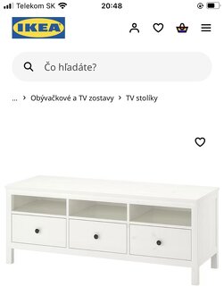 Hemnes stolik pod tv - 2