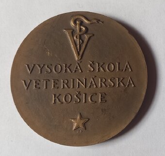 Medaila Vysoká škola veterinárska Košice (A. Peter) rezerv. - 2