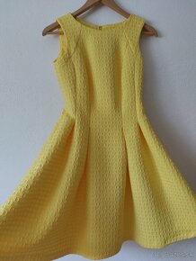 Žlté šaty Orsay - 2