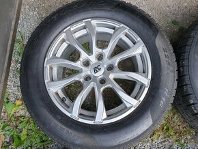 Alu disky Brock 5x112 R16 + Zimné pneu 225/60 R16 - 2