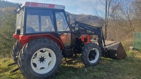 Zetor 7045 s celnym nakladacom - 2