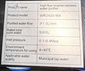 Reverzná osmóza W4 Prietoková - 2