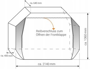 Cyklistický obal HINDERMANN CONCEPT pre 2 bicykle - 2