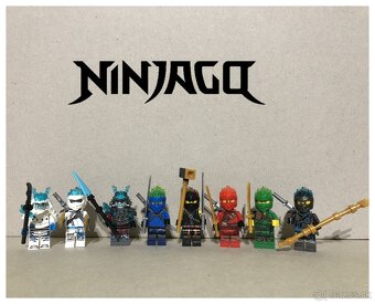 Figurky Ninjago - motorky (8ks) typ lego - nove - 2