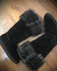 LUXUSNÉ čižmy UGG s kožušinou, veľ.37 - 2