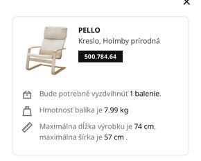 ikea kreslo pello - 2