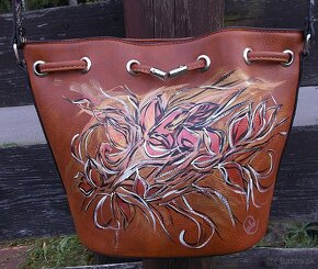 Crossbody, ručne maľovaná, handmade kabelka 73 - 2