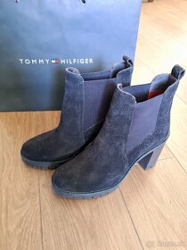 Cizmy Tommy Hilfiger kozene, vel. 38 - 2