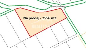 Ponúkame na predaj pozemok 2556 m2 v Hornom Srní. - 2