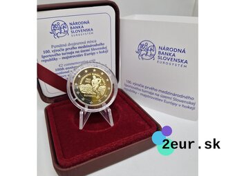 2€ Slovensko 2025 HOKEJ proof - 2