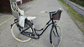 Kenzel Nostalgic dámsky bicykel a detská zadná sedačka - 2