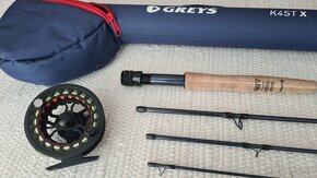 Muskarsky prut Greys K4STX 8ft, aftma 4 + navijak + snura - 2