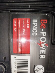 Autobatéria Be-Power BP4CC 12V, 80Ah, 640A - 2