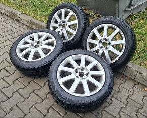 Zimní Kola 5x112 Audi VW Seat Skoda 215/55R17 - 2