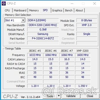 Predám pamate DDR4: 2x8gb Gskill tridentZ - 2