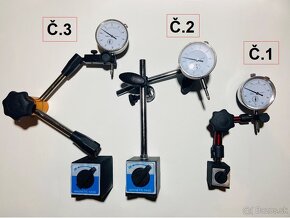 INDIKÁTOROVÉ HODINKY - ODCHÝLKOMER S MAGNETICKÝM DRŽIAKOM - 2