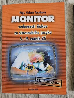 Predám knihy na maturitu a Monitor 9 - 2